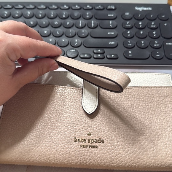 Kate Spade continental style wallet with wristlet and phone pocket